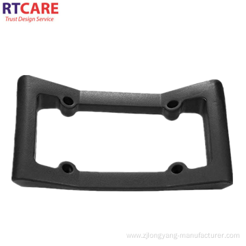 Elastic rubber license plate protective cover